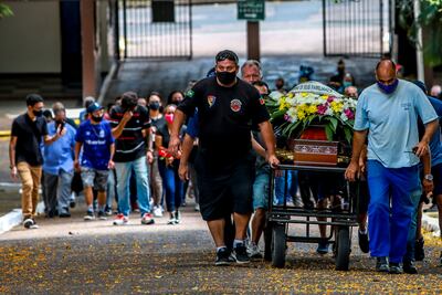 Funeral de Joao Alberto Silveira Freitas, hombre negro muerto en manos de guardias de un supermercado en Brasil.