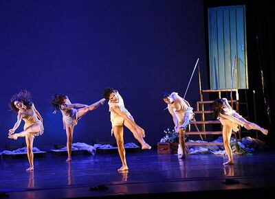 Una escena de la obra “Bienvenidos al jardín del Pantanal”.