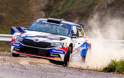 Gran trabajo y estupendo sexto lugar de Fabrizio Zaldívar y Carlos Del Barrio en el Rally de Sierra Morena.