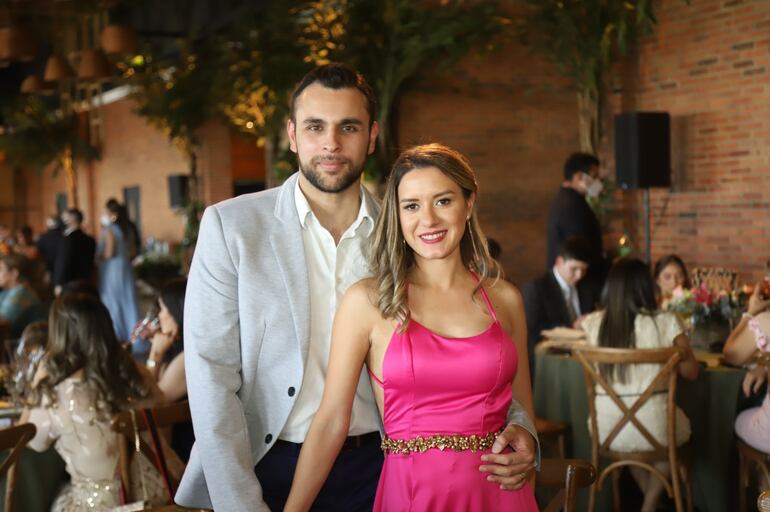 Roberto Ozorio y Mariela Barboza.