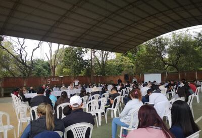 Reunión entre pobladores de Coratei y parlamentarios de Misiones.