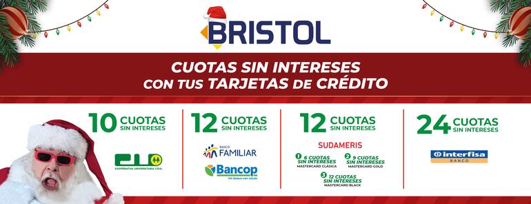 Los clientes de Bristol acceden a promociones y descuentos increíbles, esto, a través de alianzas estratégicas con otras entidades.
