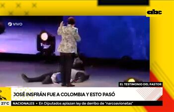 José Insfrán fue a Colombia y esto pasó