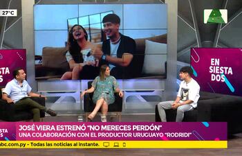 José Viera estrenó “no mereces perdón”