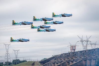 Imagen captada por el fotógrafo brasileño de Itaipu, Rubens Fraulini.