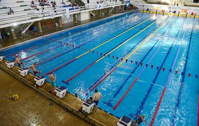 El Centro Acuático Nacional recibió a la primera etapa del Nacional, bajo protocolo con hisopado.