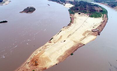 Hasta el momento se refularon un total de 12 hectáreas en la Isla San Francisco, indicaron.