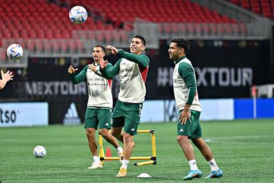 La Selección de México en Atlanta.