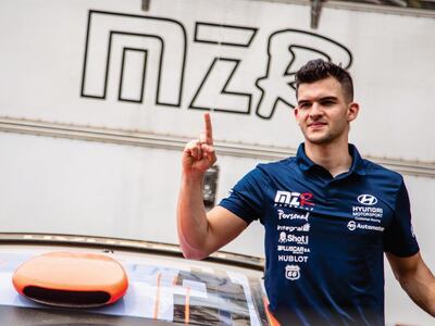 Fabrizio Zaldívar, campeón del Súper Prime 2021, fue nominado como piloto oficial de Hyundai para el WRC2.