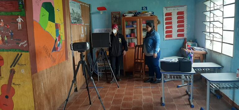 Radiografía digital portátil, útil para el diagnóstico de tuberculosis.