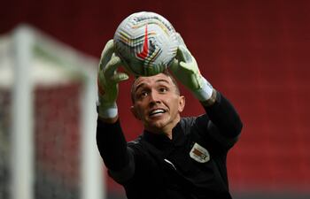 Fernando Muslera, arquero de la selección de Uruguay