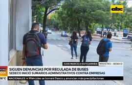 Sedeco inició sumario administrativo a transportistas por reguladas
