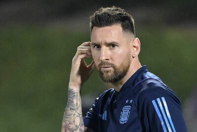 Lionel Messi, capitán y figura preponderante de la selección argentina.