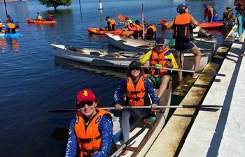 Una gran jornada náutica se vivió el fin de semana en la bahía.