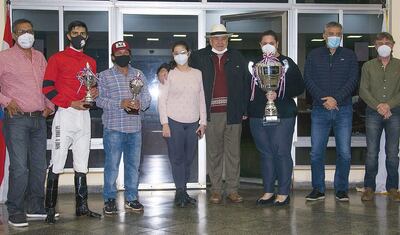Goloso del stud Don Rubi “robó” en el homenaje a don Juan Bautista González Flores.