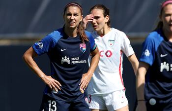 Alex Morgan, figura de la selección femenina de Estados Unidos.