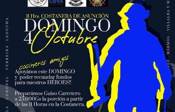 Este domingo, cocineros prepararán guiso carretero para recaudar fondos para los bomberos