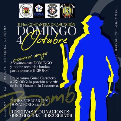 Este domingo, cocineros prepararán guiso carretero para recaudar fondos para los bomberos