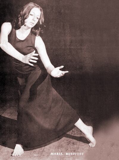 María Retivoff, fundadora del Ballet Moderno Municipal.