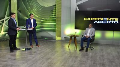 El abogado Raúl Caballero, defensor del ex intendente Alejandro Urbieta, anoche en el programa Expediente Abierto de ABC TV.