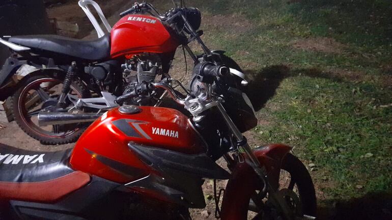Motocicleta incautadadurante intervención