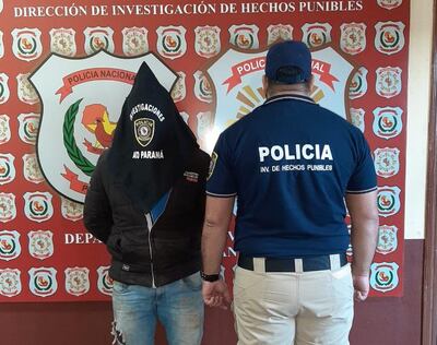 El motoasaltante Rody Miranda Ramírez fue capturado ayer a la mañana en Ciudad del Este, tras una persecución.