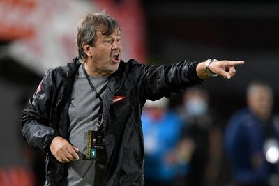Ricardo Zielinski, entrenador de Estudiantes de La Plata.