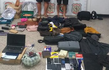 Se detuvo a Edgar Ramón Alvarenga Rotela y Osmar Luis Vera Giménez.