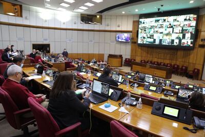 Plenaria de la Cámara de Senadores.