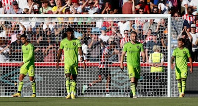 El Manchester United fue goleado por el Brentford en la Premier League.
