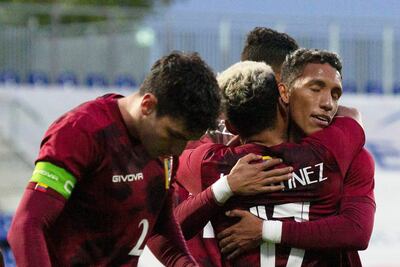 Venezuela goleó a Emiratos Árabes Unidos en un partido amistoso en Austria
