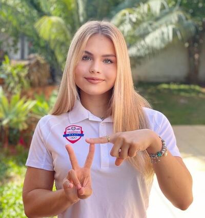 La nadadora olímpica Luana Alonso competirá en la División I de la NCAA estadounidense con Virginia Tech.