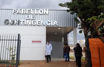 La joven fue recibida en el pabellón de contingencia del Hospital Regional de CDE.