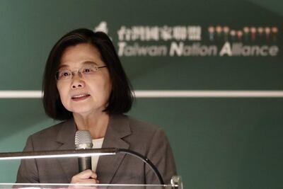 Tsai Ing-wen, presidenta de Taiwán.