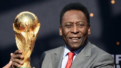 Pelé, 80 años, ganó tres veces la Copa del Mundo.