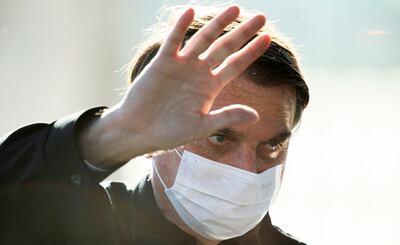 El presidente de Brasil, Jair Bolsonaro. El vecino país afrontará un periodo económico difícil pospandemia.