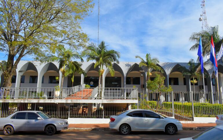Fachada de la Gobernación del Guairá asentada en Villarrica.