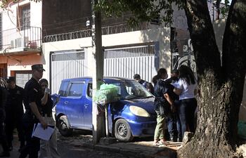 Vehículo en el que se desplazaba Catalino Leguizamón en el momento del ataque.