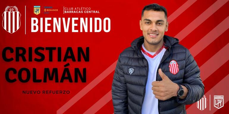 Cristian Colmán cambió a Arsenal por Barracas Central.