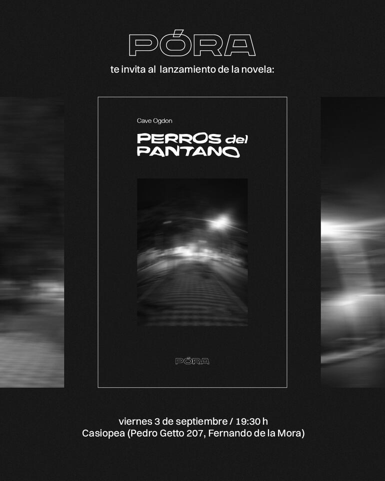 Novela Perros del pantano, de Cave Ogdon.