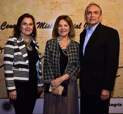 Liliana Gustafson, Rubí Zarza y Carlos Canillas.