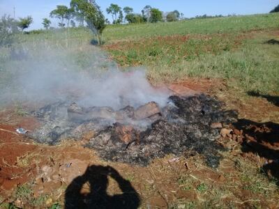 La quema se hizo supuestamente para hacer lugar en el panteón familiar.
