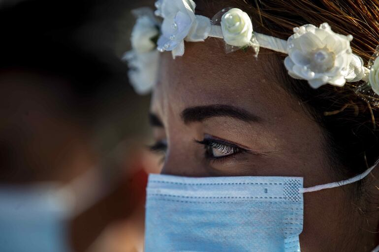 Uno de los mayores desafíos de las wedding planners fue el hacer que se respeten las normas sanitarias como el uso del tapabocas.
