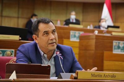 Martín Arévalo, senador por el Partido Colorado.