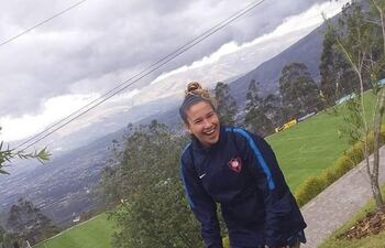 Carmen Cristaldo llegó a Paraguay en setiembre de 2019, y ya no pudo retornar por las restricciones a raíz de la pandemia.