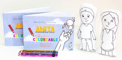El cuento “Anita mandarina” presentará mañana su versión para colorear, que vendrá junto a un DVD.