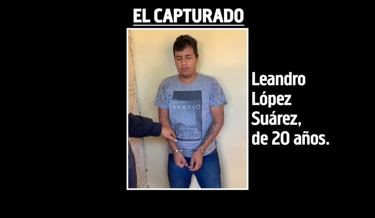 Leandro López Suárez, principal sospechoso.