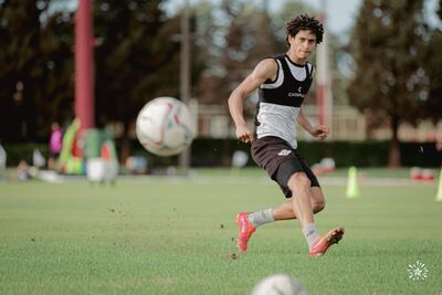 Adrián Alcaraz Torales, de las formativas del “Guma”.