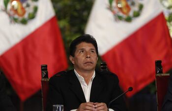 El presidente de Perú, Pedro Castillo.