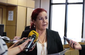 Cristina Bogado, ministra de la Función Pública.
